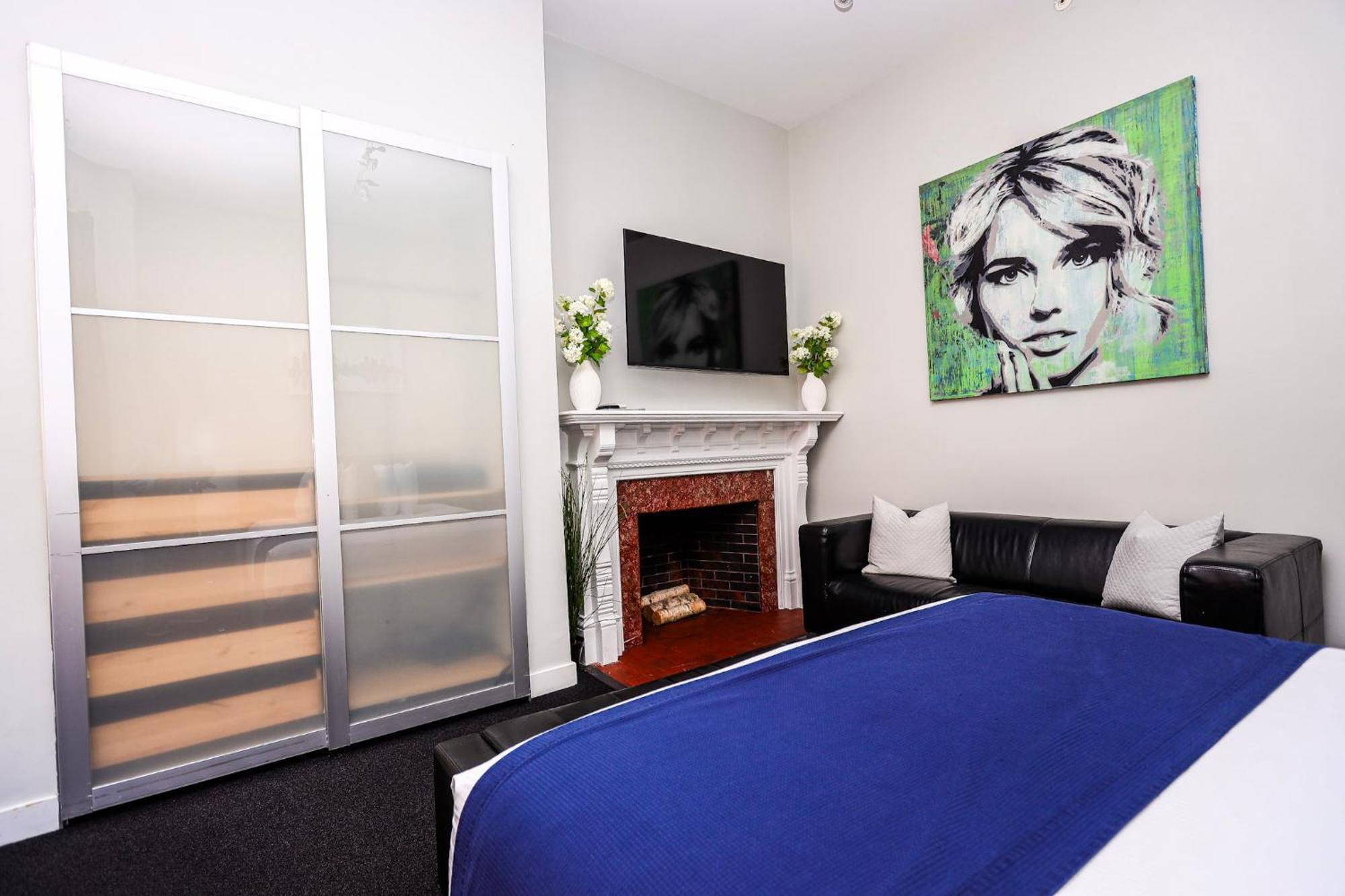 בוסטון Large Stylish Newbury Street Studio W/ Kitchen מראה חיצוני תמונה